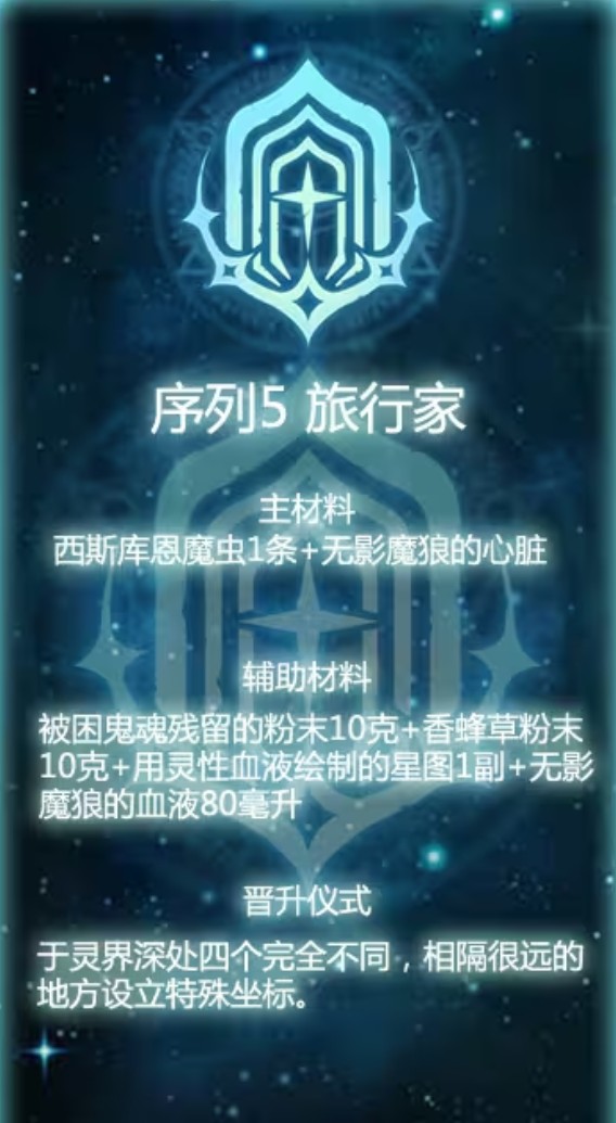 诡秘之主手游旅行家闪现