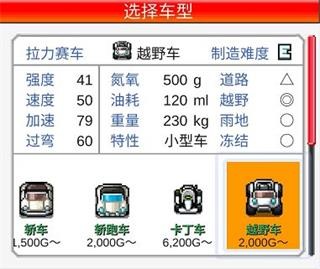 车型选择