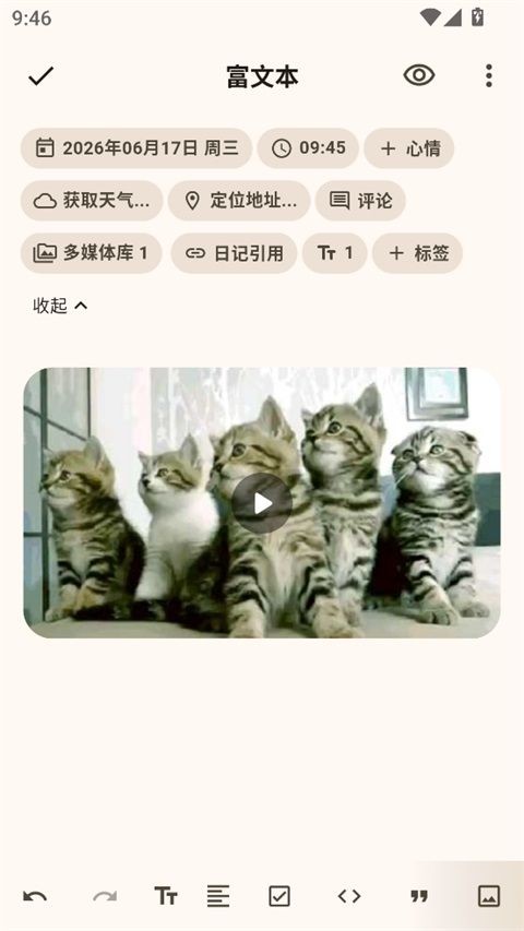 榴莲日记视频插入效果